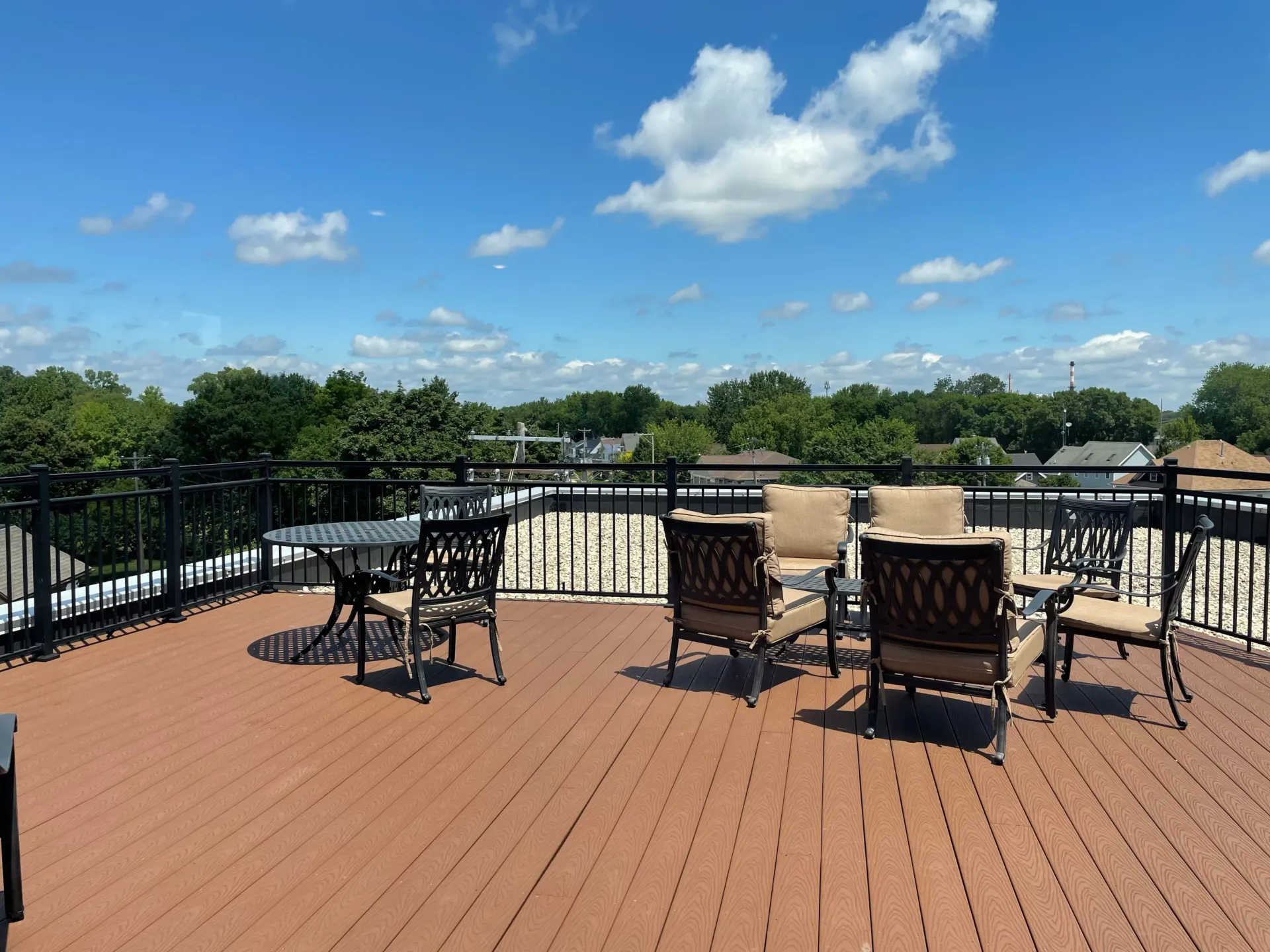 Deck at McKenzie Place Apartments in Madison, WI.