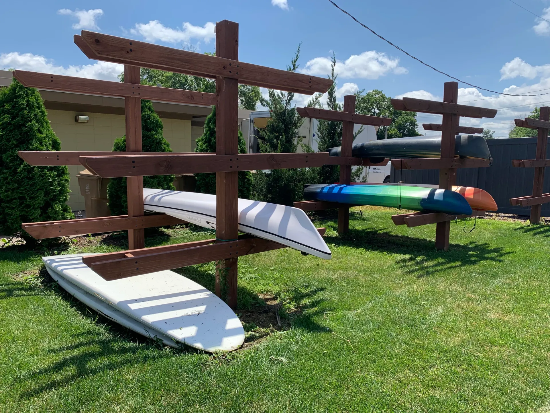 Paddleboards at McKenzie Place Apartments in Madison, WI.