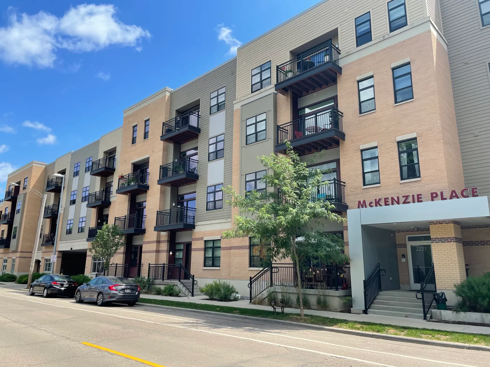 Exterior view at McKenzie Place Apartments in Madison, WI.