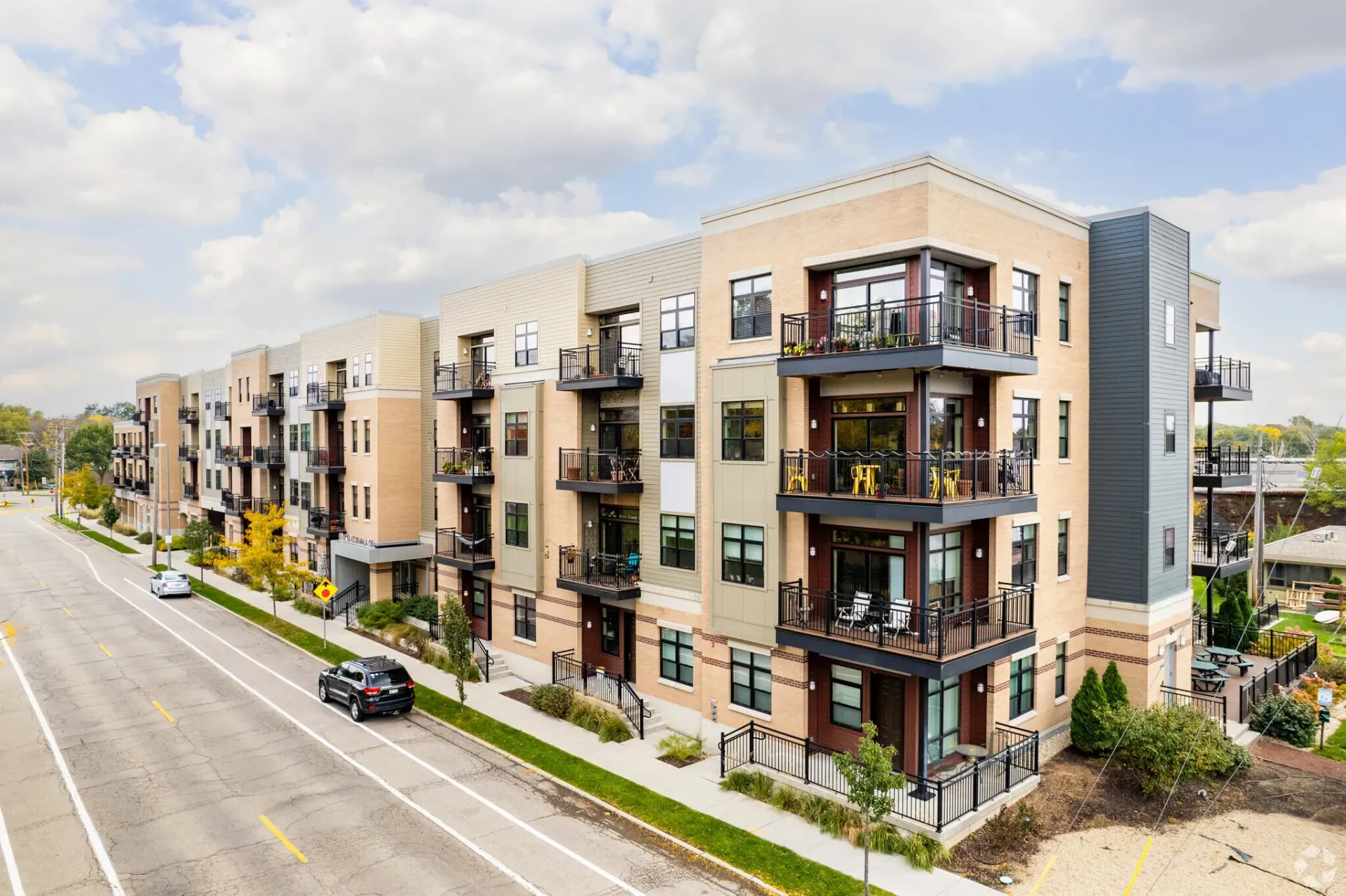 Exterior view at McKenzie Place Apartments in Madison, WI.