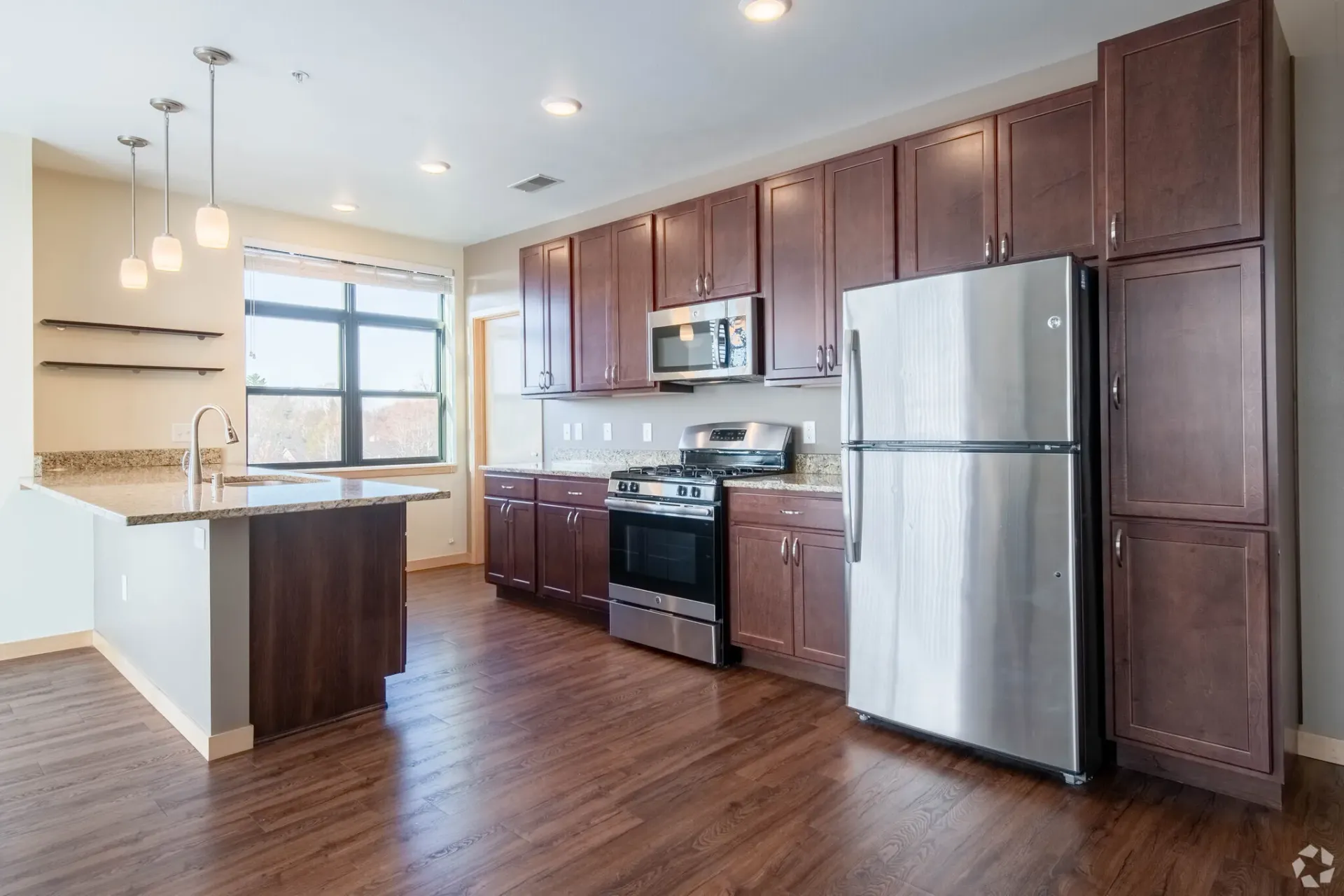 Kitchen at McKenzie Place Apartments in Madison, WI.