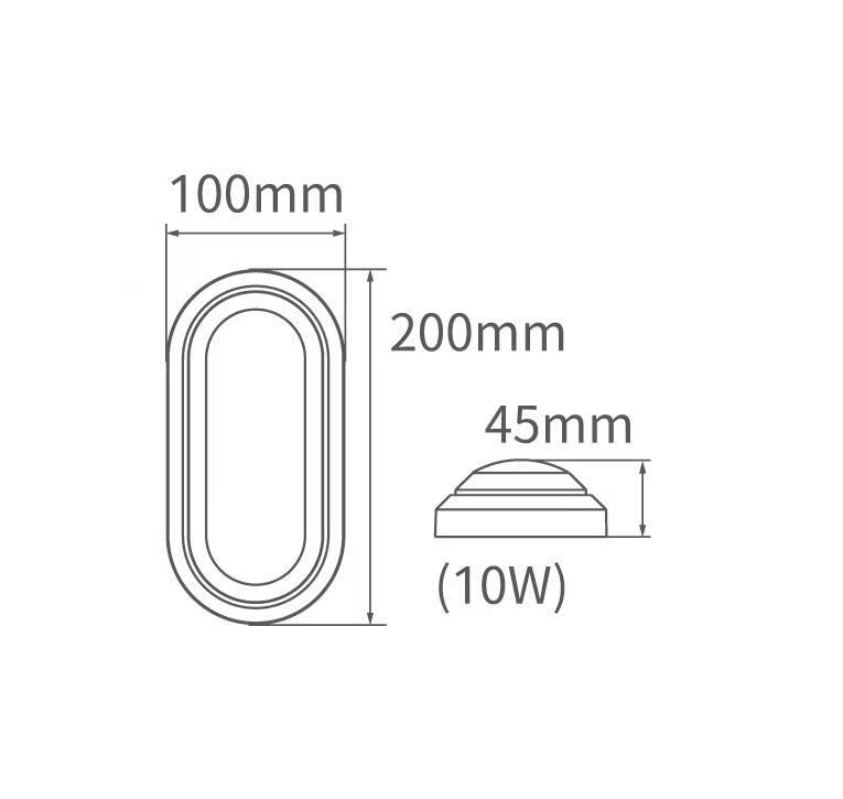 白鯨防水壁燈-時尚白