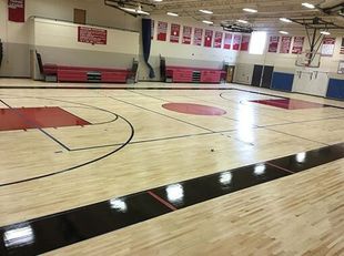 Gym Restoration - wood flooring in Hadley, MA