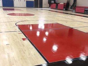 Newly coated gym - Flooring in Hadley, Ma