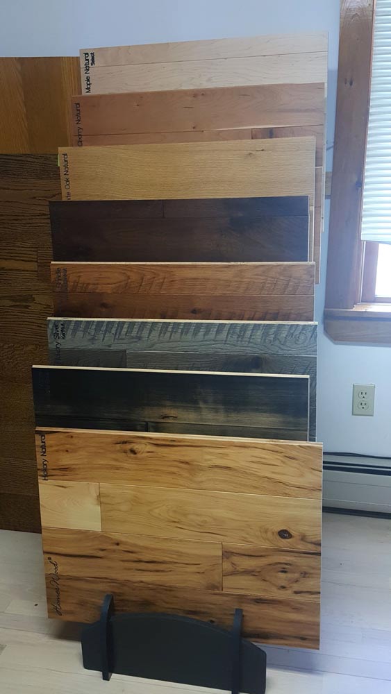 Variety of Wood Samples - wood flooring in Hadley, MA
