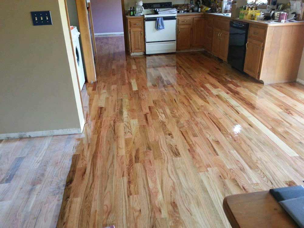 Finished Floor Installation Wood Floor — Wood Flooring in Hadley, MA