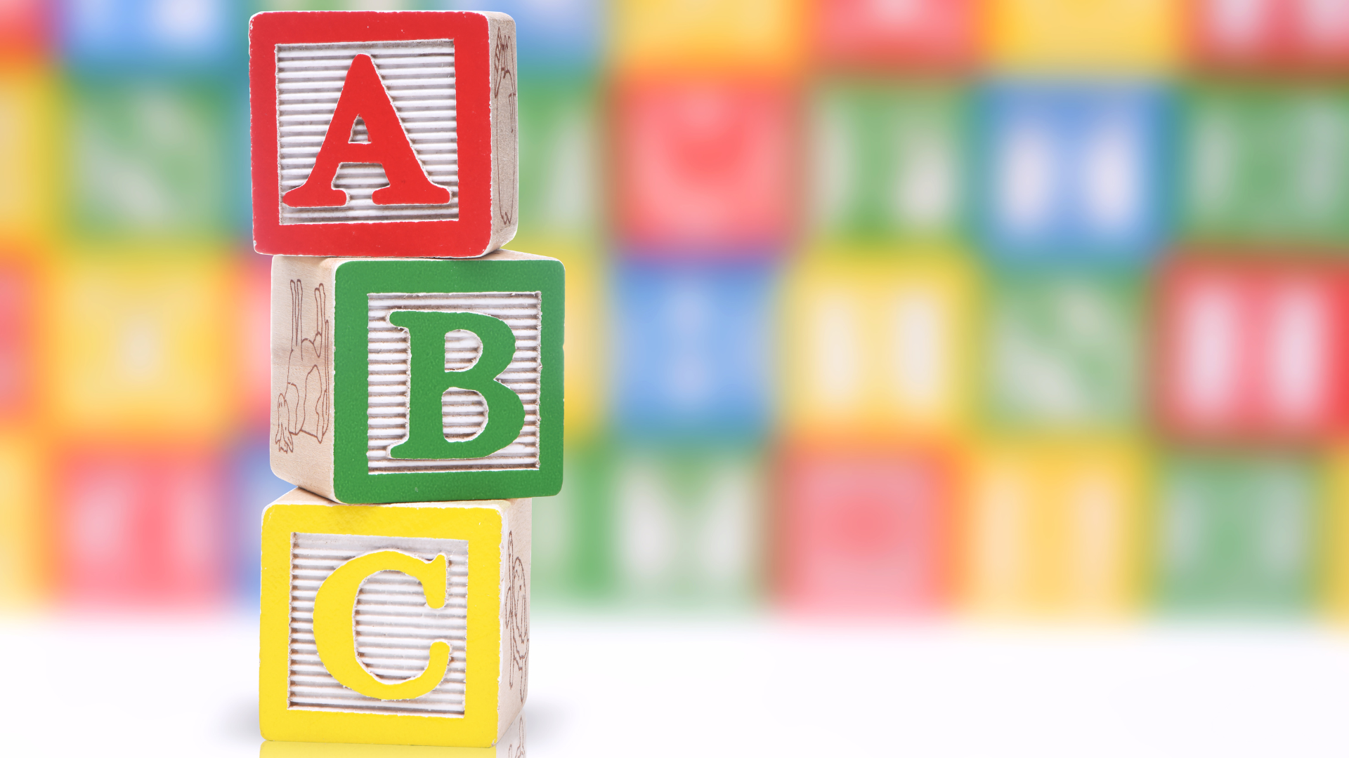 alphabet blocks child