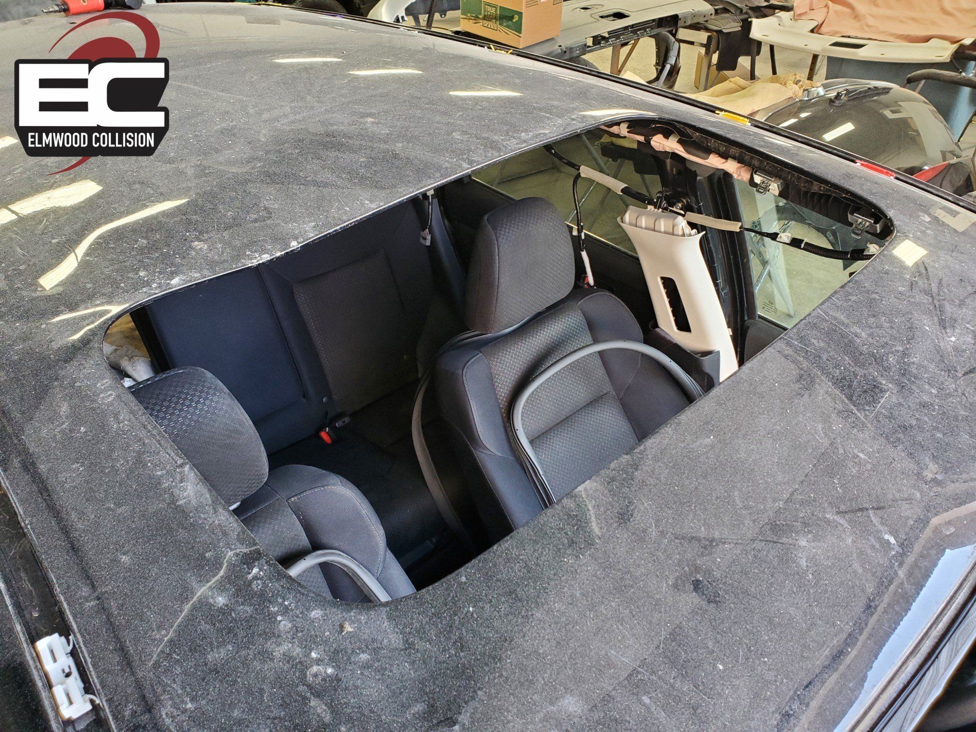 2015 Honda CR-V with broken sunroof removed