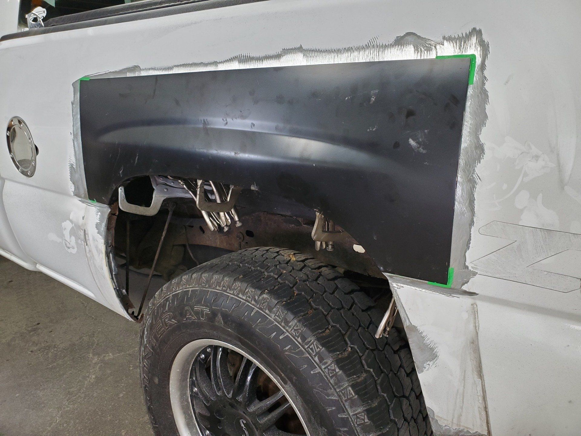 Metal Patch on Truck Quarter Panel near Buffalo, New York