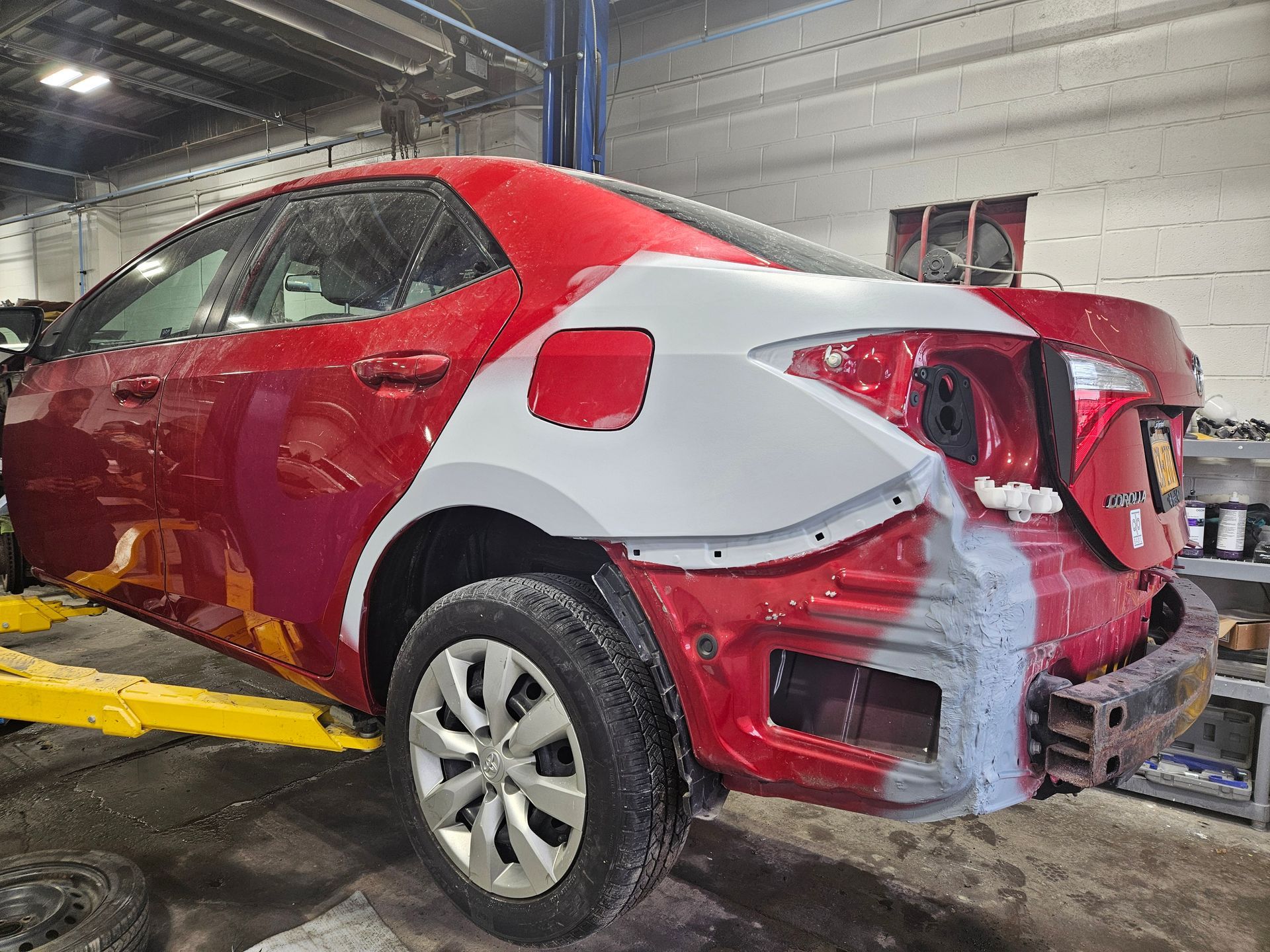 elmwood collision auto body shop quarter panel repair tonawanda new york