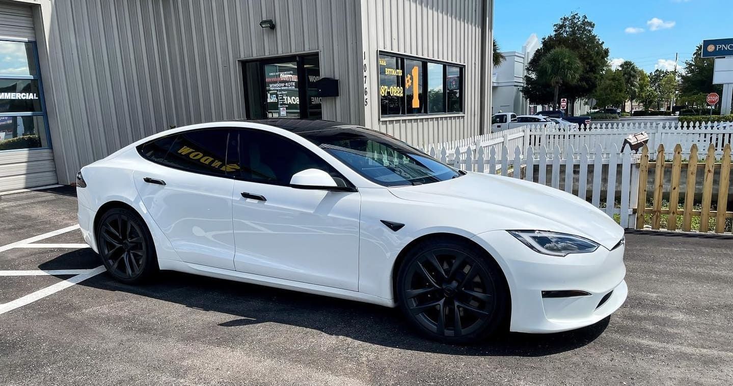 Tesla window tinting Largo FL