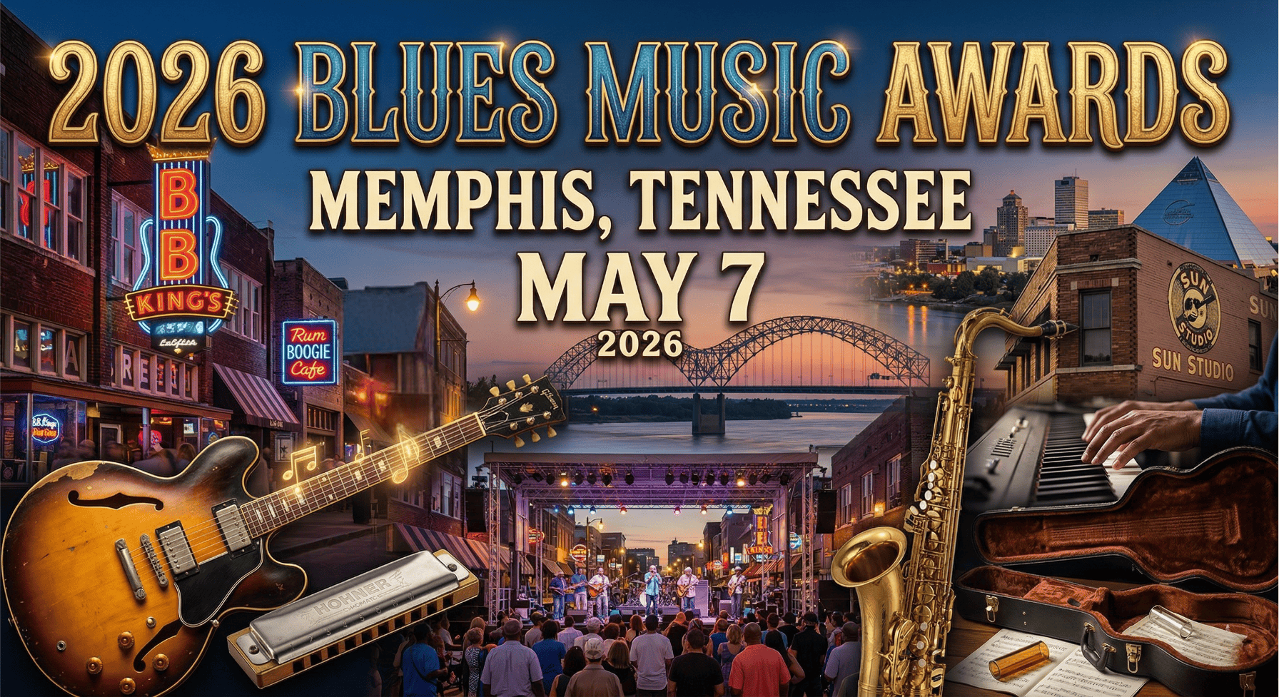 2026 Blues Music Awards Memphis, Tennessee