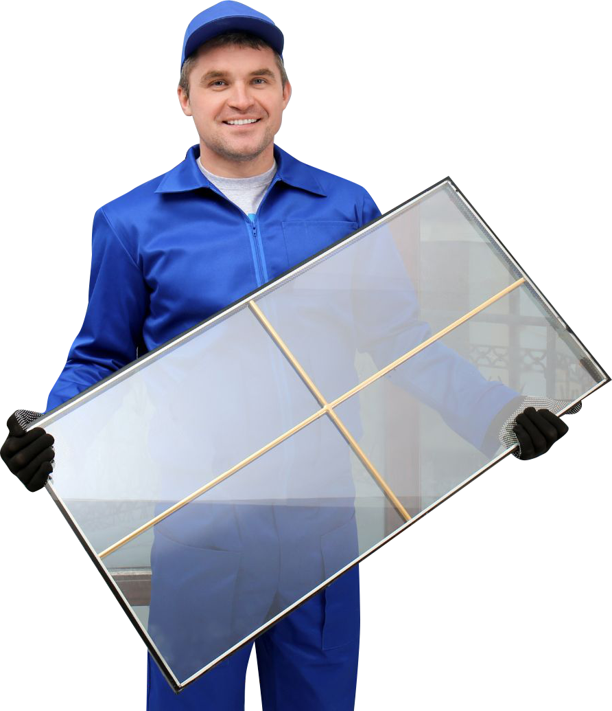 man holding a mirror