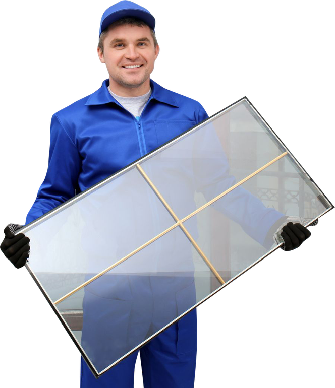 man holding a mirror