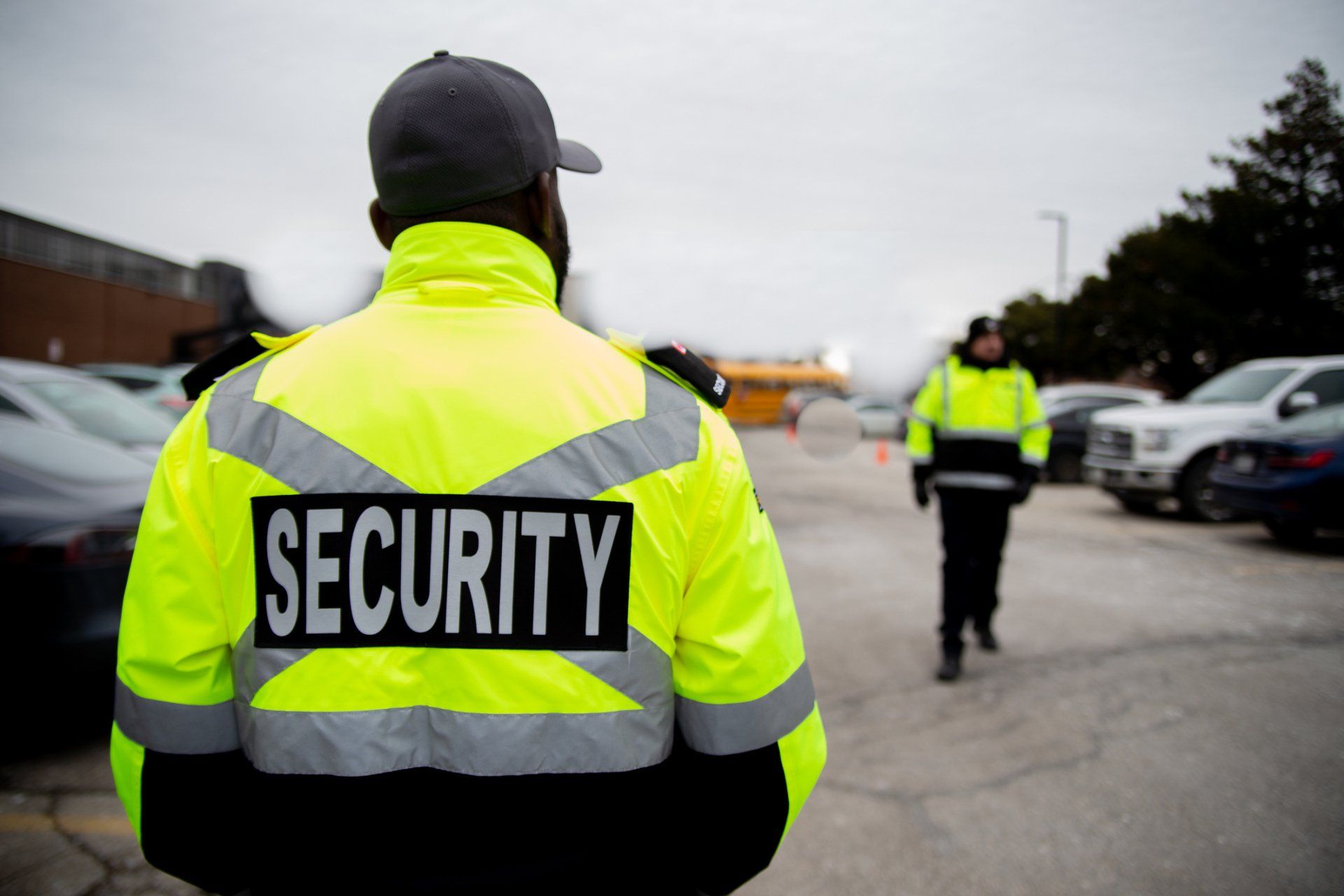Security Officers In The Parking Lot — Kent, WA — United Security Patrol