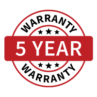 5 year warranty certificate