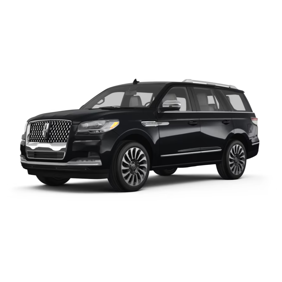 Dark gray Lincoln Navigator SUV.