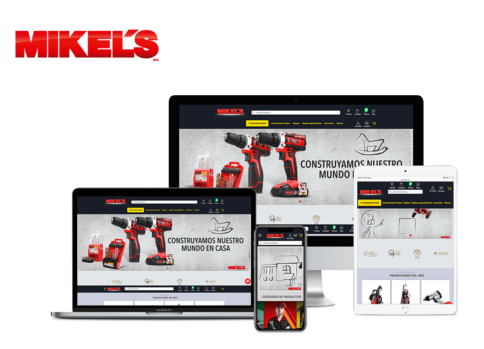 Comercio Electronico de  Mikels elaborado por Pengo Mexico