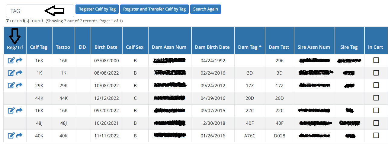 Registration List