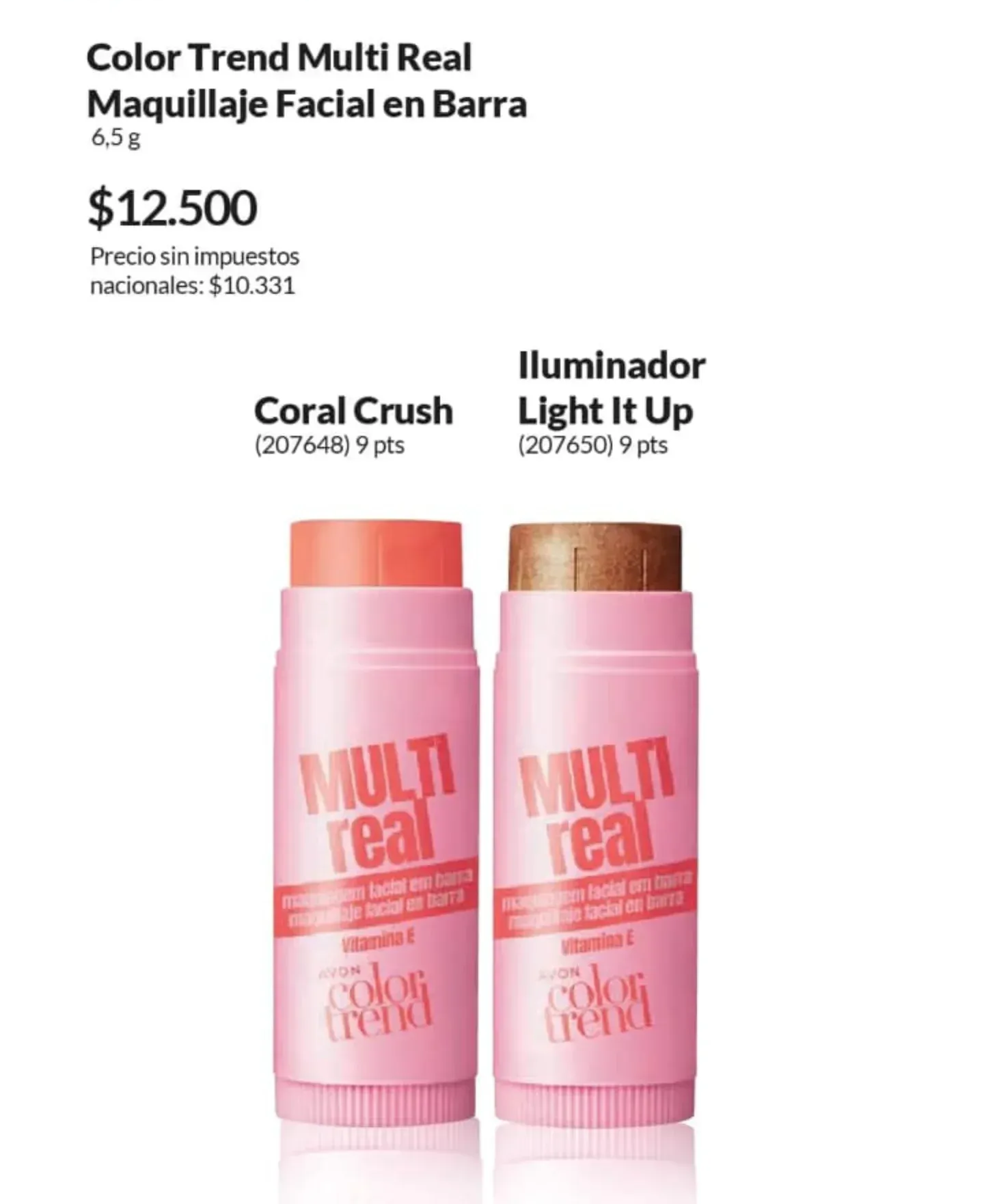 Dos barras de maquillaje rosas: