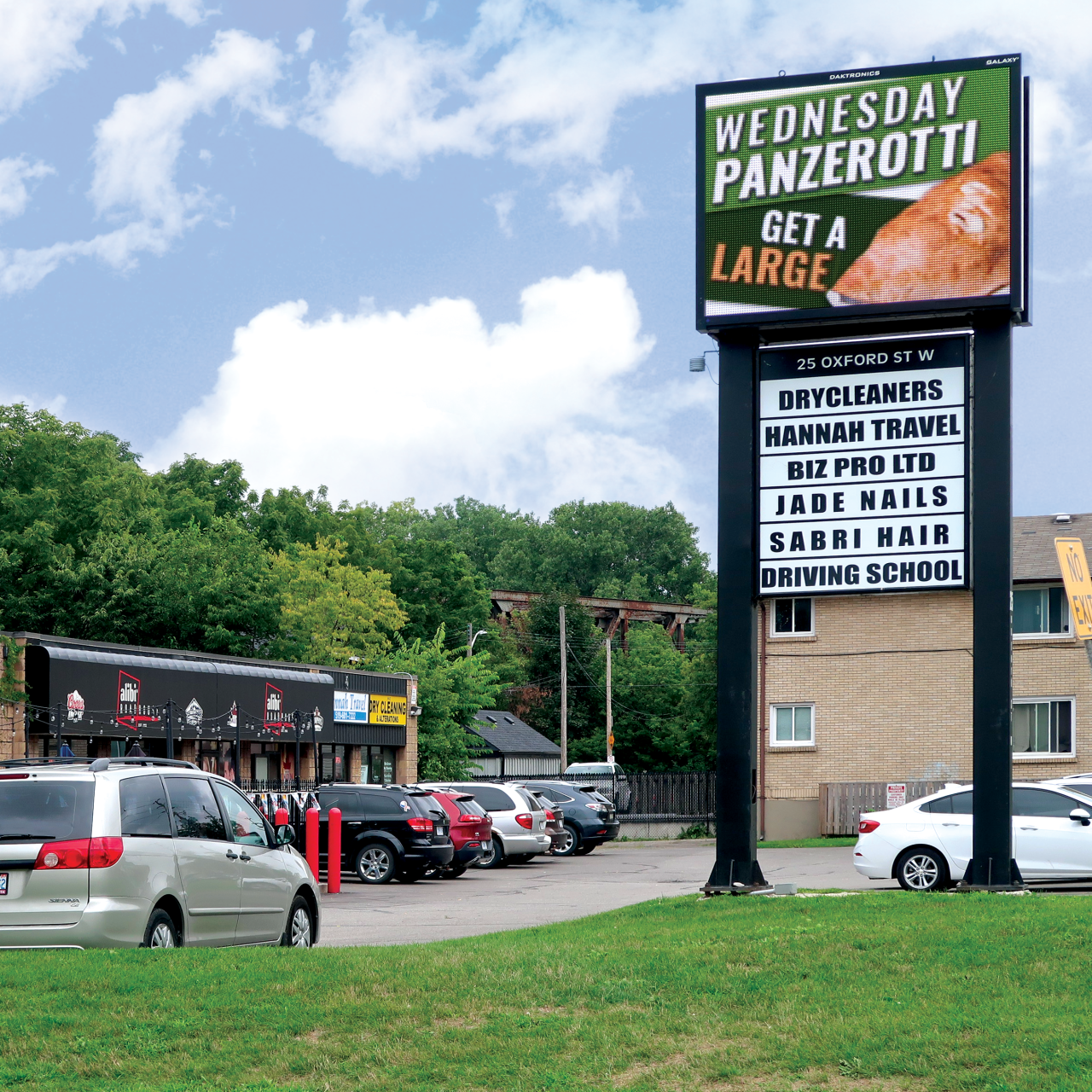 Client outdoor LED signage examples