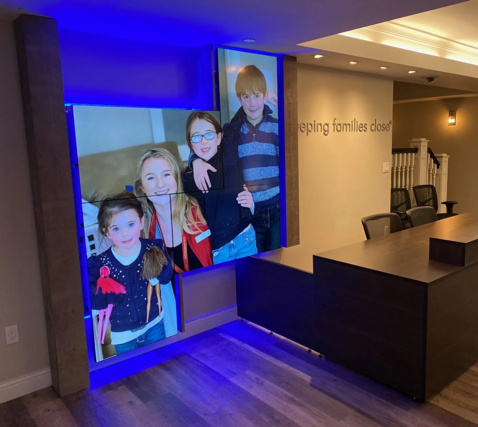 Unique Digital Signage Wall