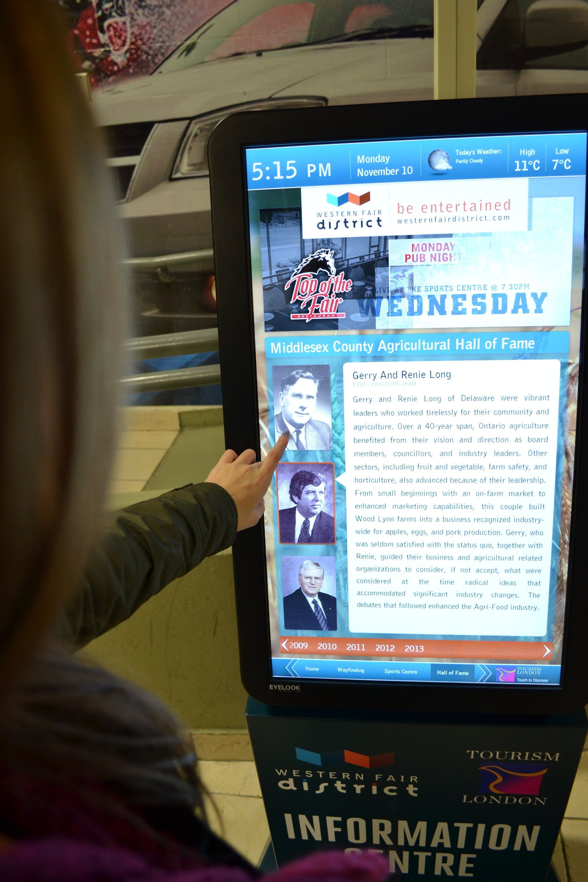 London Interactive Kiosk