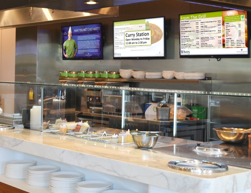 Western University Menu Boards