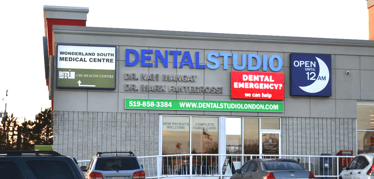 Outdoor LED Signage at Dental Studio in London Ontario