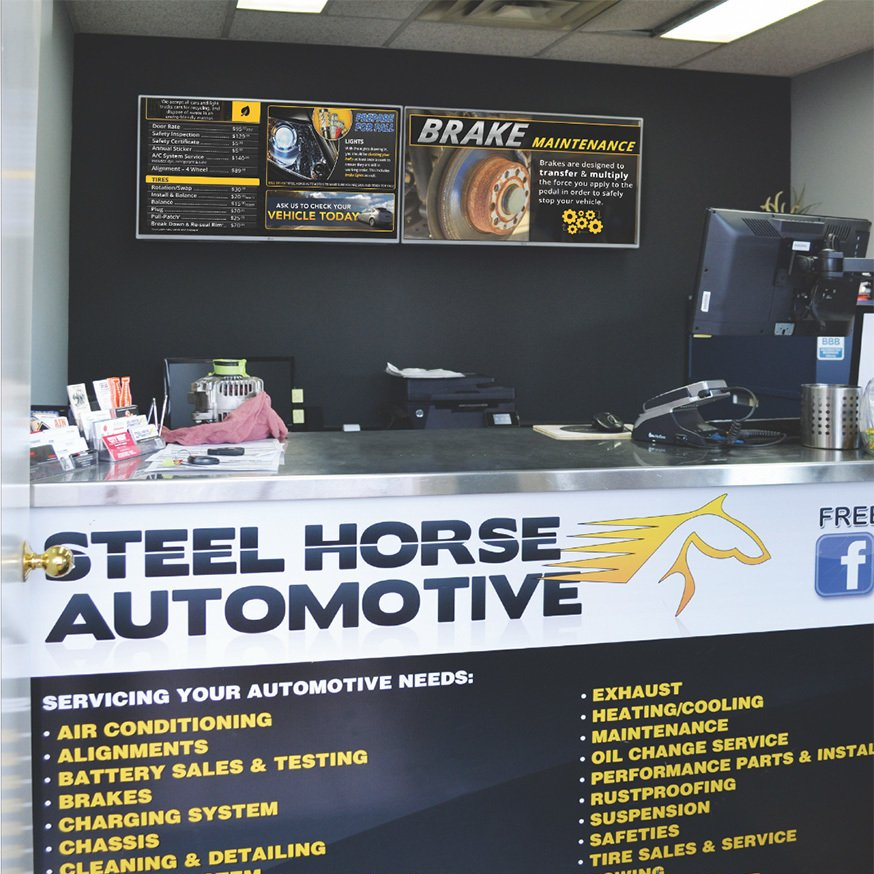 Steelhorse Automotive Digital Signage