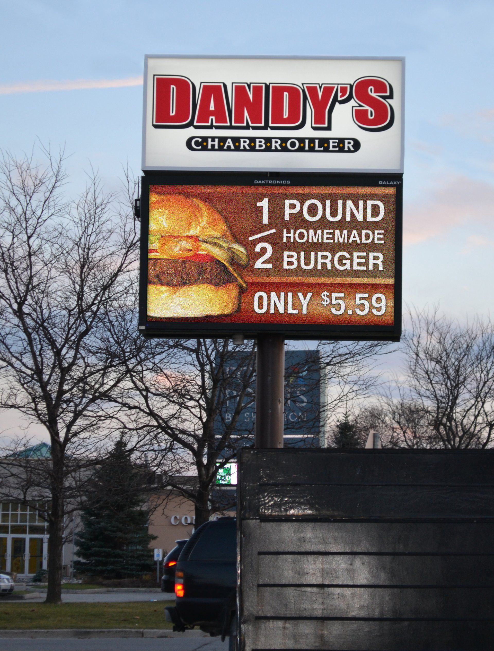 Dandy's LED Sign