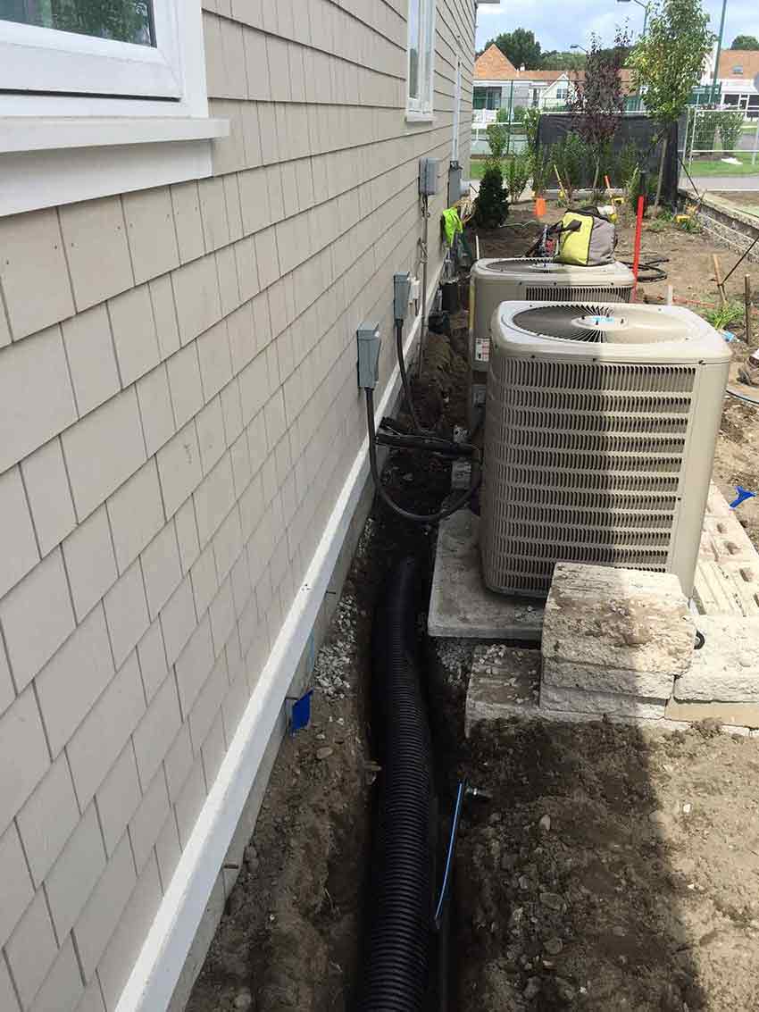 RI/Plumbers Middletown — Air Condition Outside in Middletown, RI