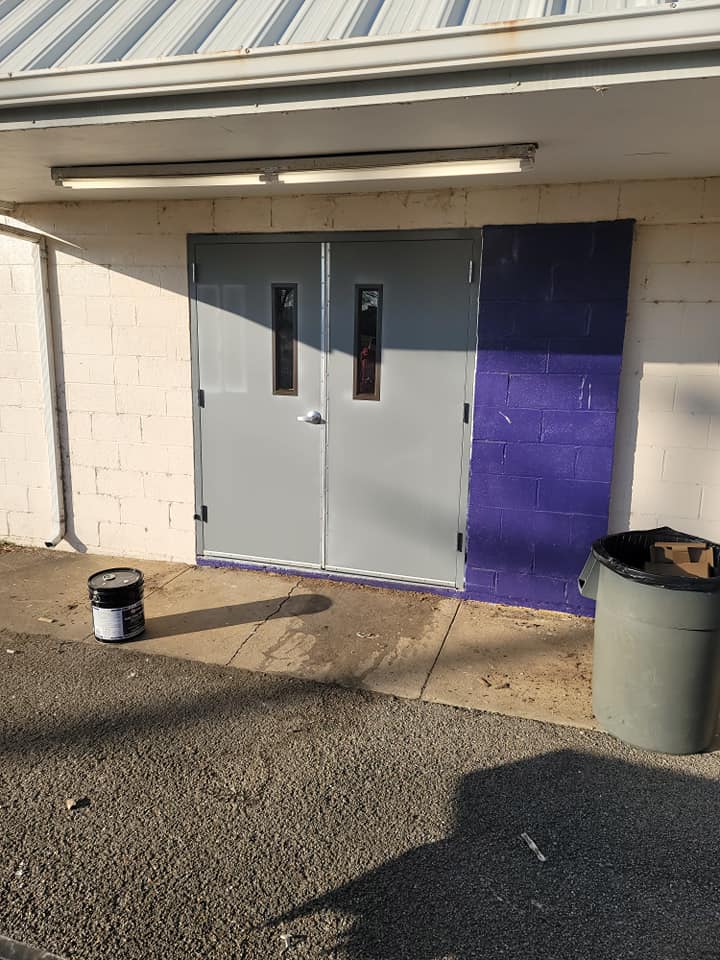Combined Violet Door — Moulton, AL — Rayco Doors & Docks Inc.