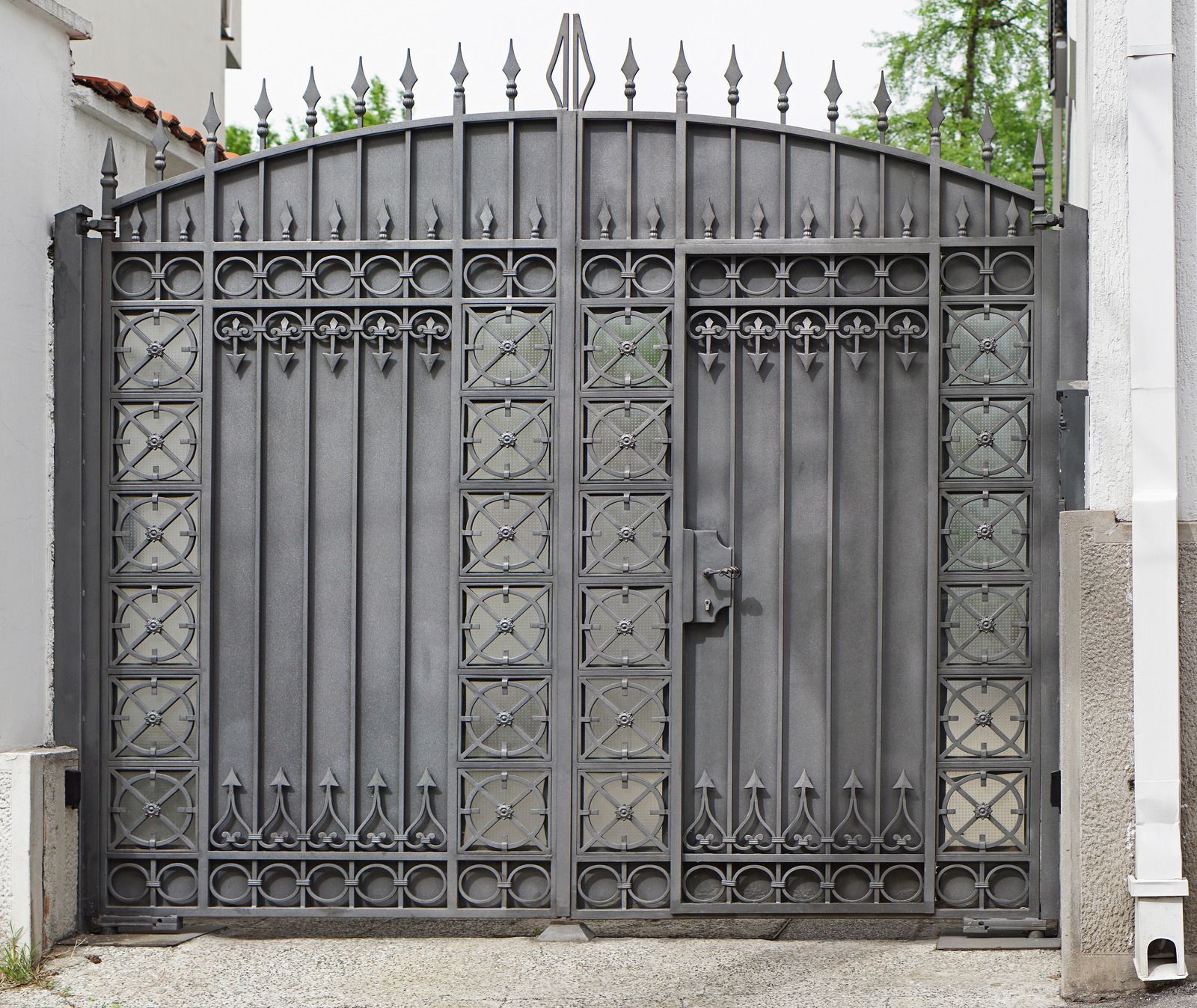 A dock is sitting on the shore of a lake.