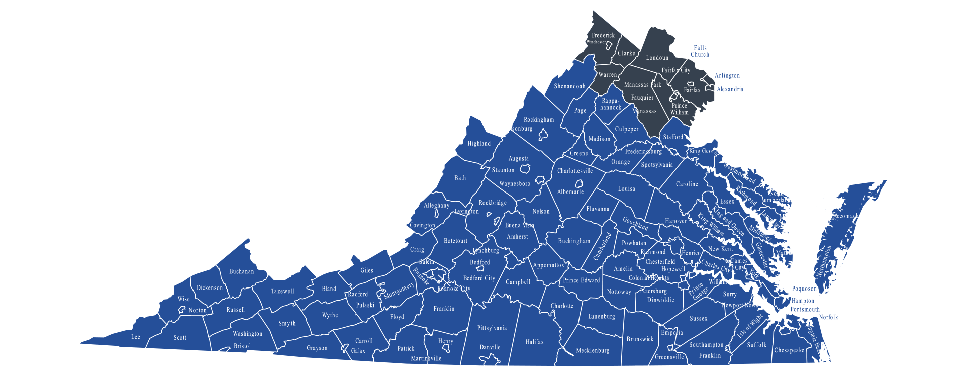 Keystone-Virginia-Map