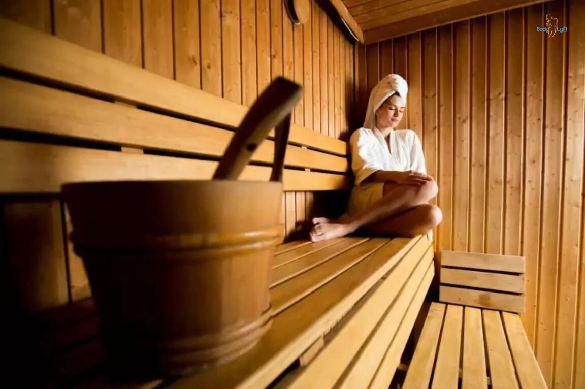 Deep skin detox with infrared sauna