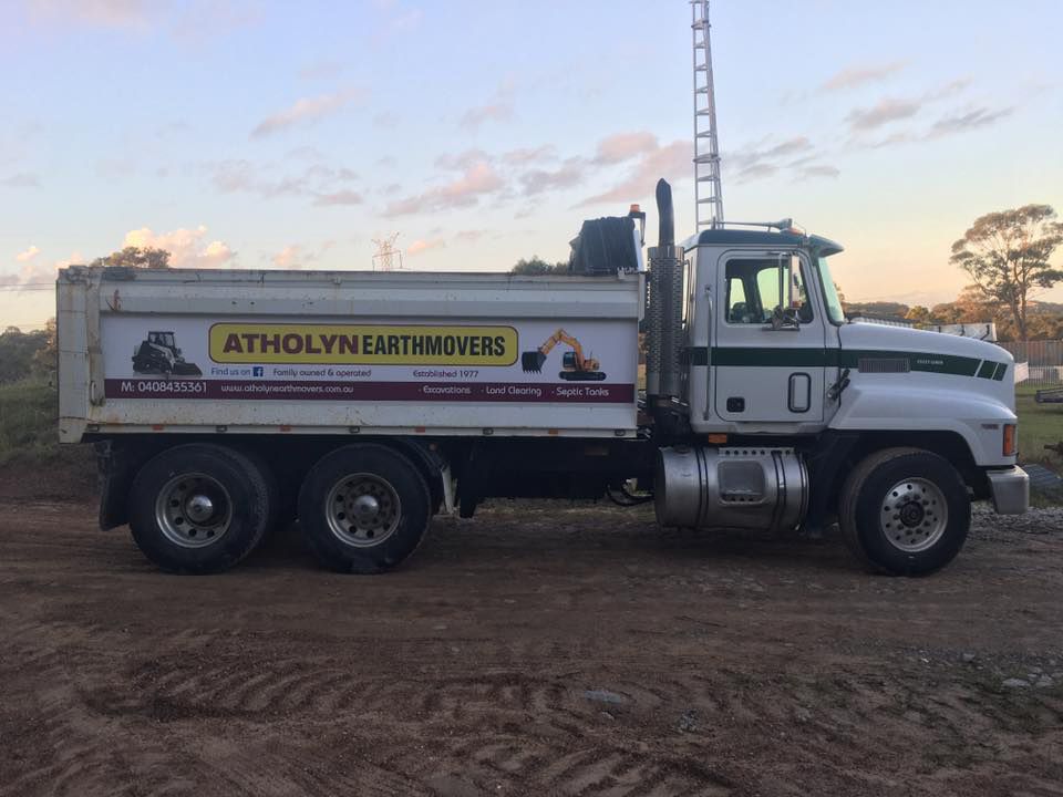 Atholyn Earthmovers Truck Side View — Atholyn Earthmovers in Wyong, NSW