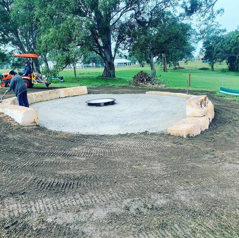 After Installing Septic Tank — Atholyn Earthmovers in Wyee, NSW