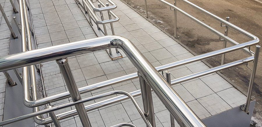 commercial stainless steel handrails