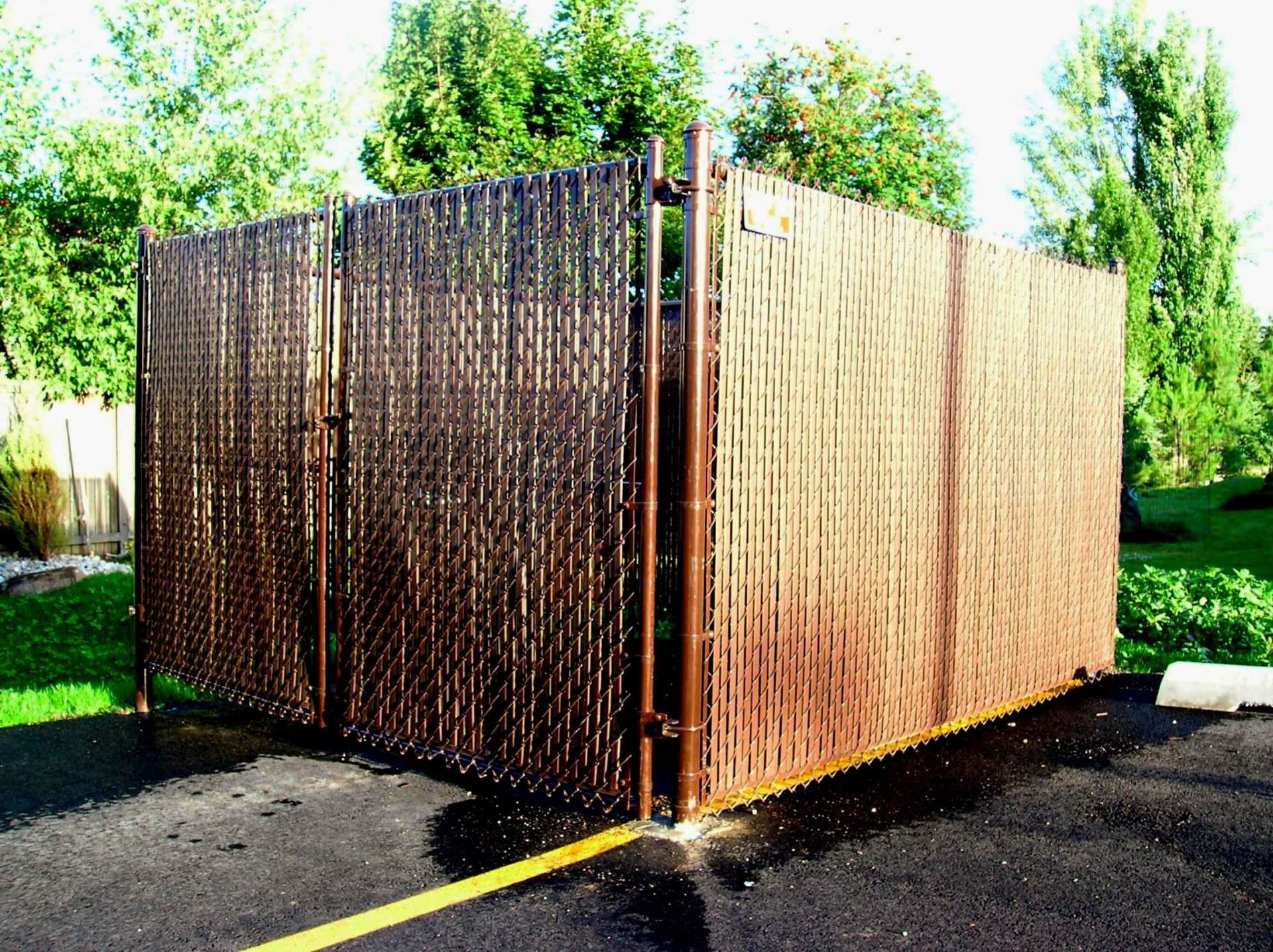 Glossy Chain Link — Hayden, ID — American Fence Company