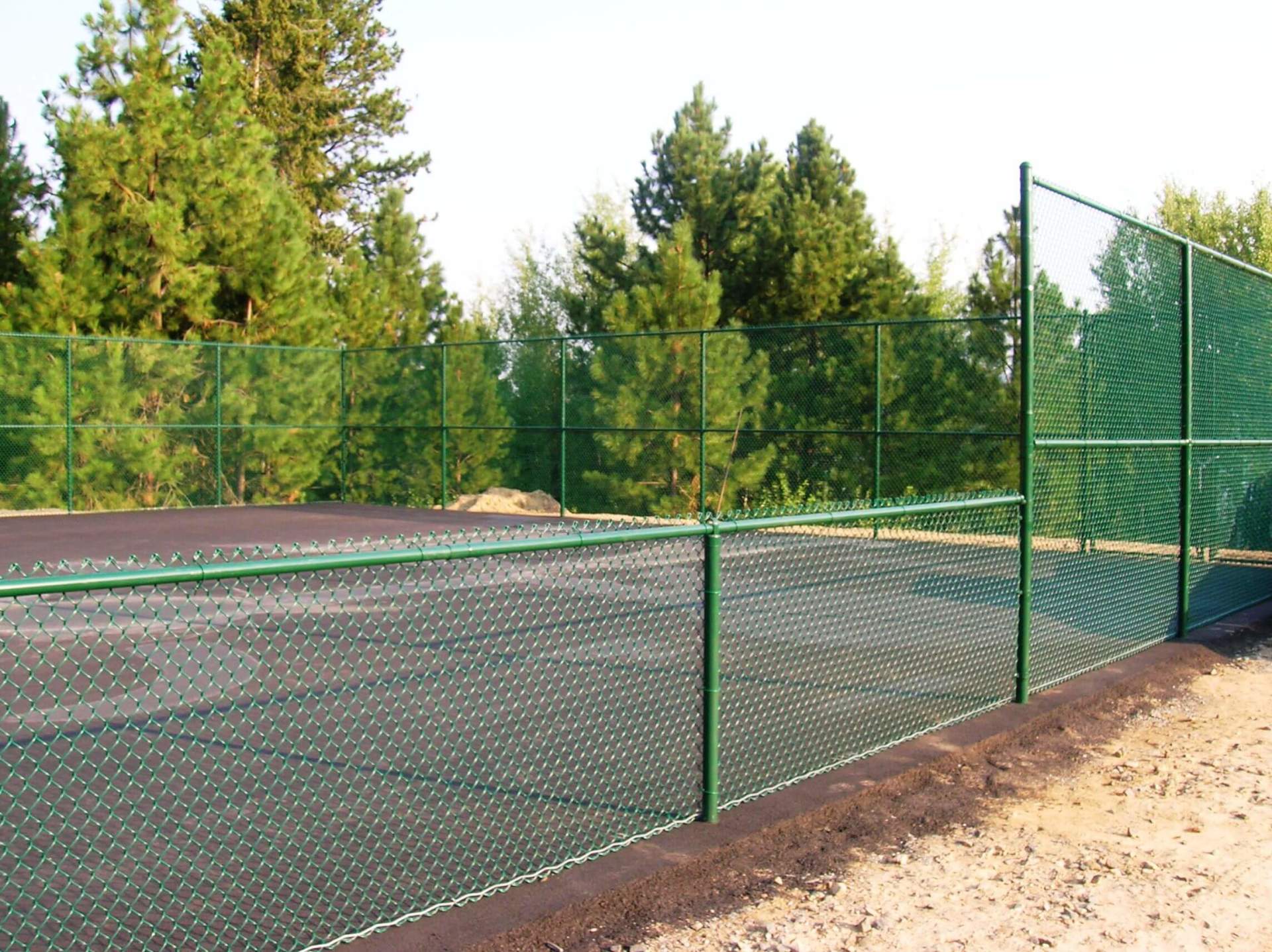 Green Chain Link — Hayden, ID — American Fence Company