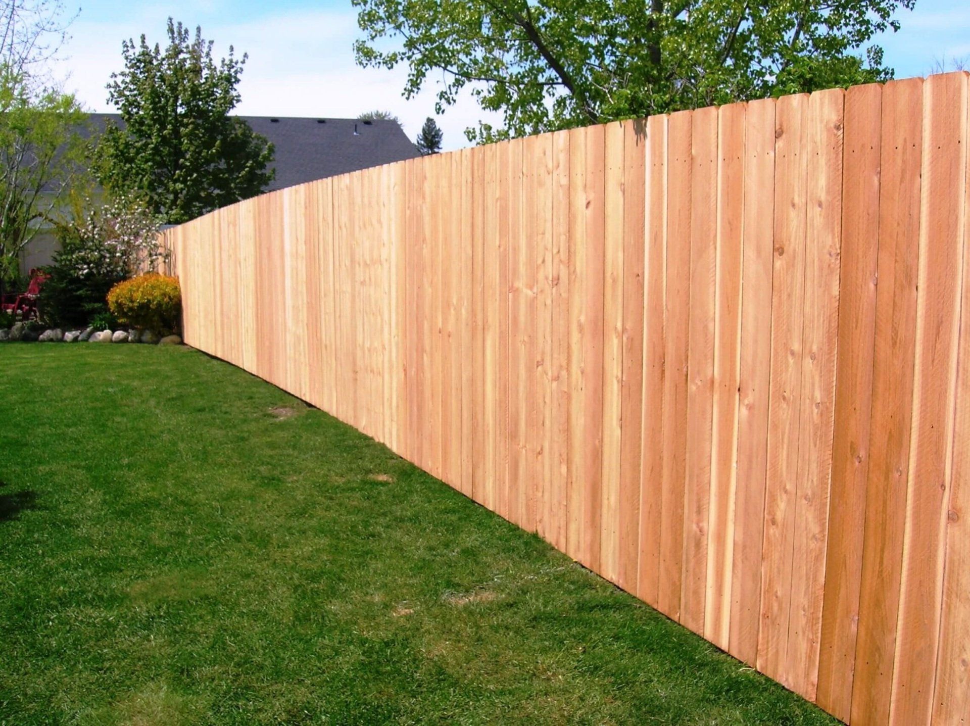 Dogear Wood Fence — Hayden, ID — American Fence Company