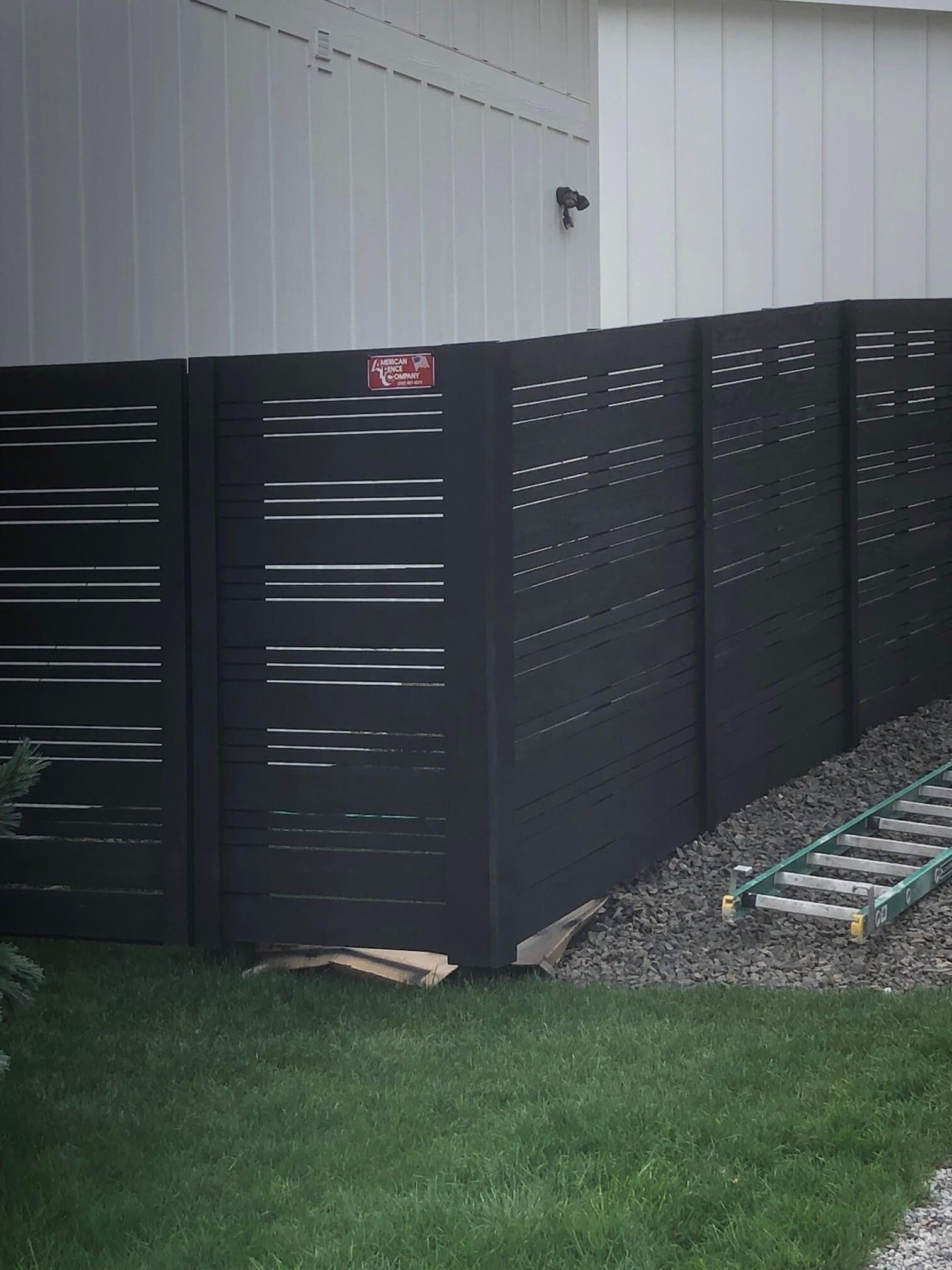 Black Wooden Fence — Hayden, ID — American Fence Company