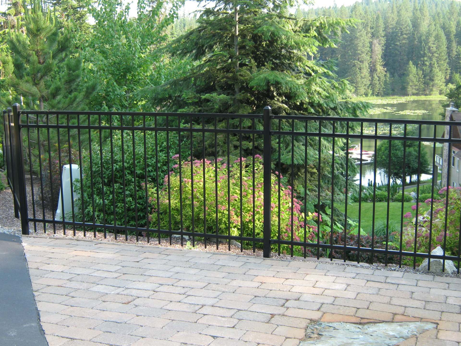 Black Fence in the Park — Hayden, ID — American Fence Company