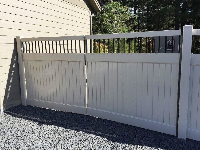 Beautiful White Fence  — Hayden, ID — American Fence Company