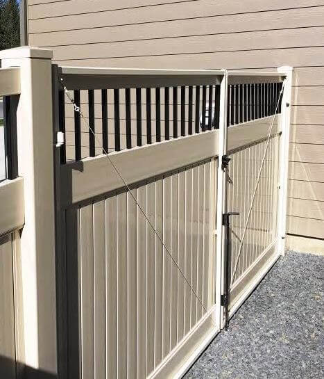 Fence with Lock — Hayden, ID — American Fence Company
