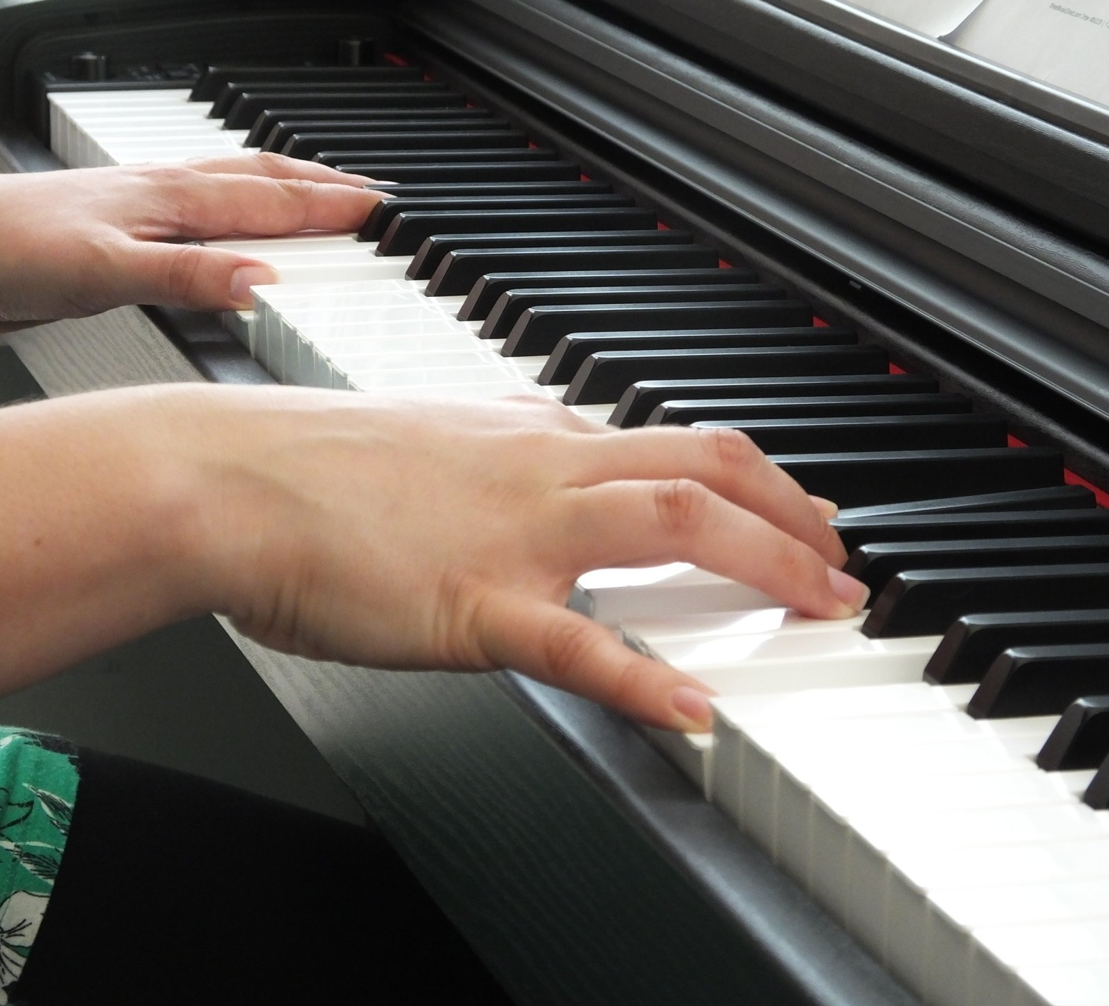 Piano Lesson Teacher playing piano in Nuneaton