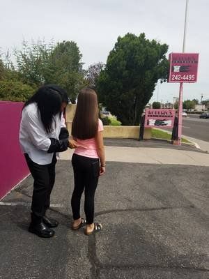 Styling — Girl With Straight Hair in Albuquerque, NM