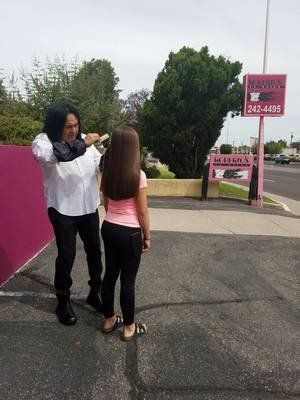 Salon — Girl With Beautiful Straight Hair in Albuquerque, NM