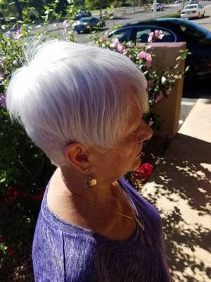 Facial Wax — Old Woman With Lavender Hair Color in Albuquerque, NM